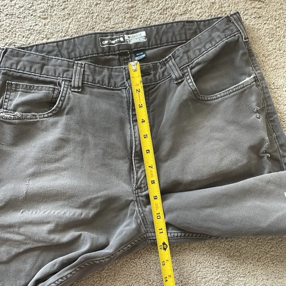 Thrashed Carhartt Relaxed Straight Rigby Work Pant Mens 36x36 Rugged Streetwear